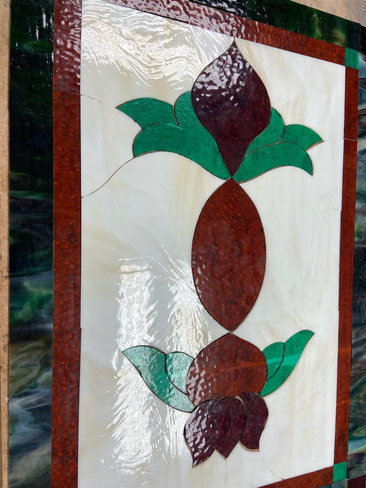 close up of glass